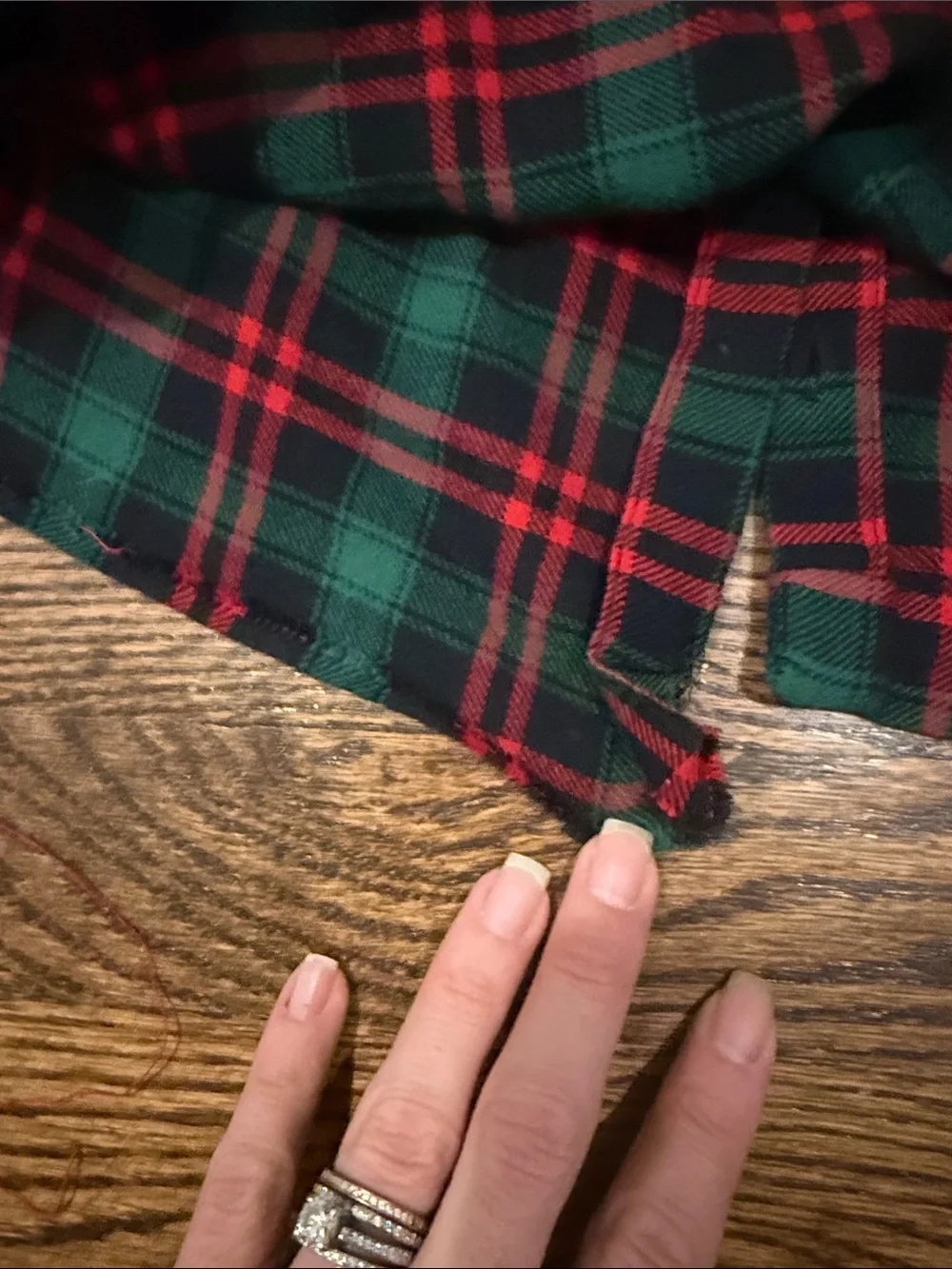 Ralph Lauren Red and Green Plaid Toddler Dress